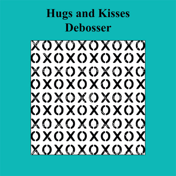 Hugs and Kisses/Naughts and Crosses Pattern Debosser