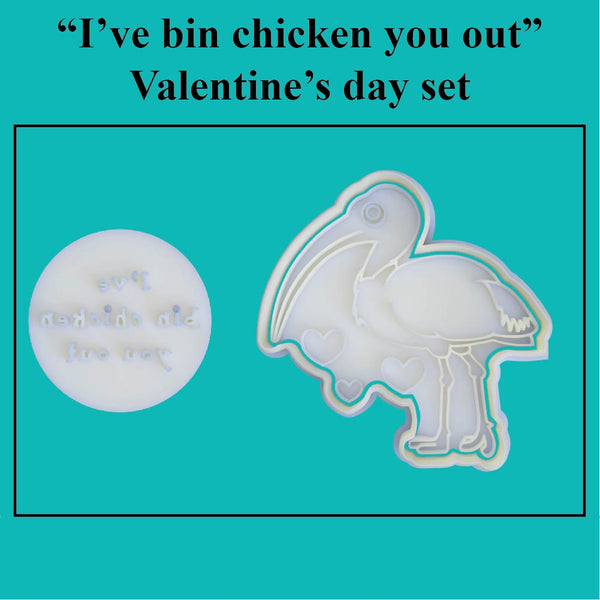 "I've bin chicken you out" Valentine's Day Set - just-little-luxuries