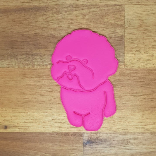 Bichon Frise Cookie Cutter and Embosser