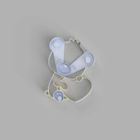 Teddy Bear with Heart Cookie Cutter - just-little-luxuries