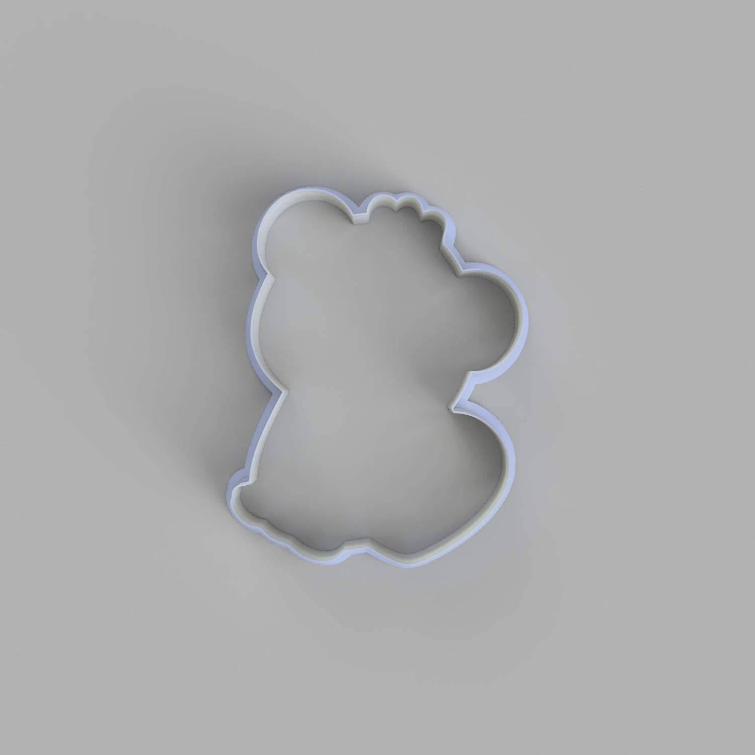 Teddy Bear with Heart Cookie Cutter - just-little-luxuries