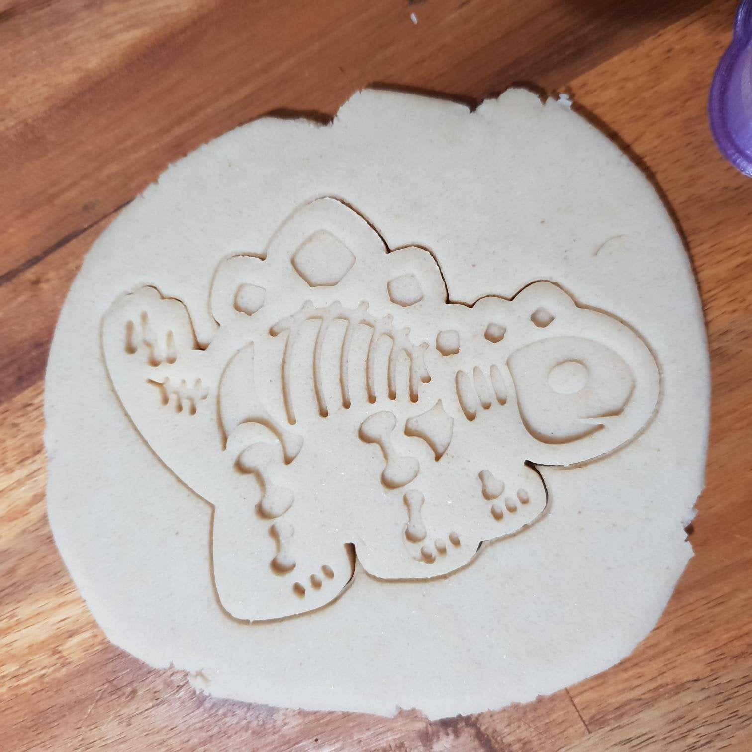 Stegosaurus skeleton Cookie Cutter and stamper - just-little-luxuries