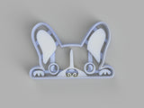 French Bulldog Peaking Cookie Cutter - just-little-luxuries