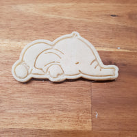 Elephant sleeping cookie cutter and stamper - just-little-luxuries