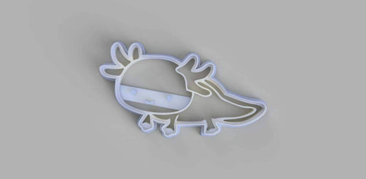 Axolotl cookie cutter - just-little-luxuries