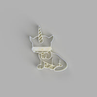 Cat unicorn cookie cutter and stamper - just-little-luxuries