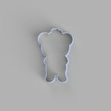 Teddy bear love heart cookie cutter - just-little-luxuries