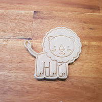 Lion cookie cutter and stamper - just-little-luxuries