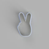 Peace fingers cookie cutter and stamper - just-little-luxuries