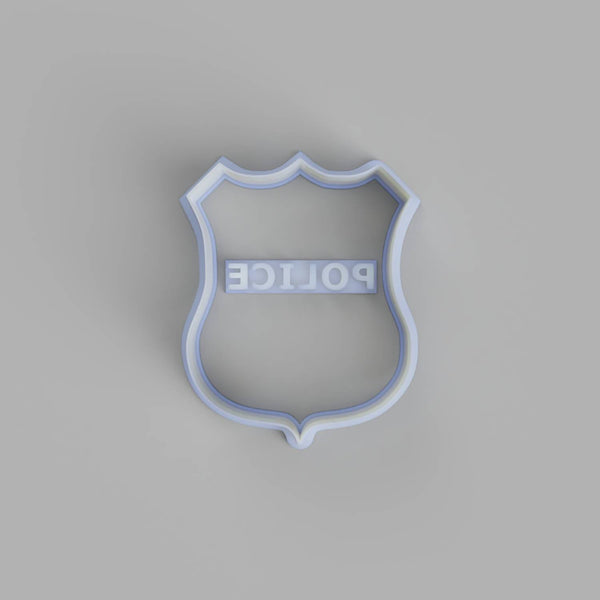 Police badge cookie cutter and stamper - just-little-luxuries