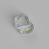Fox sleeping cookie cutter and stamper - just-little-luxuries