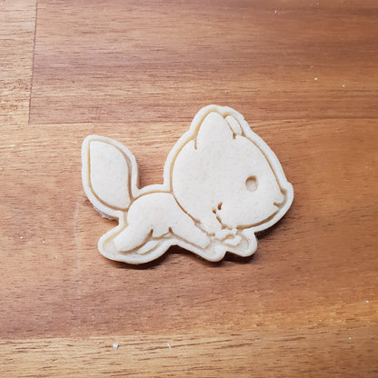 Fox running cookie cutter and stamper - just-little-luxuries