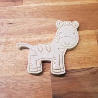Zebra cookie cutter and stamper - just-little-luxuries