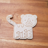 Tiger cookie cutter and stamper - just-little-luxuries