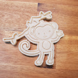 Monkey cookie cutter and stamper - just-little-luxuries