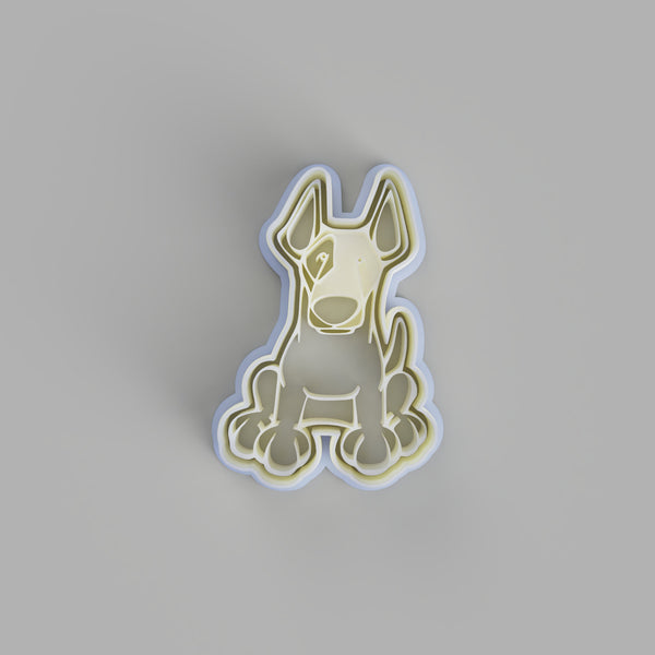 Bull Terrier Cookie Cutter and Embosser - just-little-luxuries