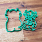 Chibi Beast Cookie Cutter and stamp - just-little-luxuries