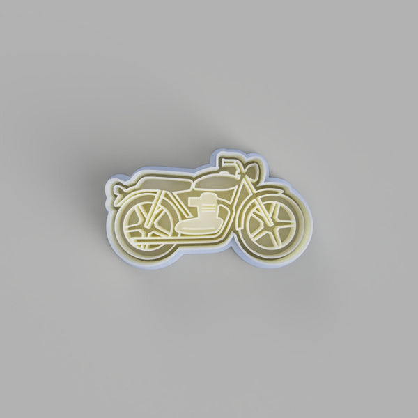 Motorbike cookie cutter and stamper - just-little-luxuries