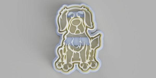 Golden retriever dog cookie cutter - just-little-luxuries