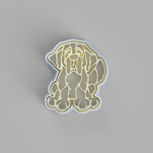 St Bernard dog cookie cutter - just-little-luxuries