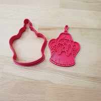 Christmas bauble cookie cutter - angel - just-little-luxuries