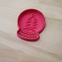 Christmas Snow Globe cookie cutter - Christmas Tree - just-little-luxuries