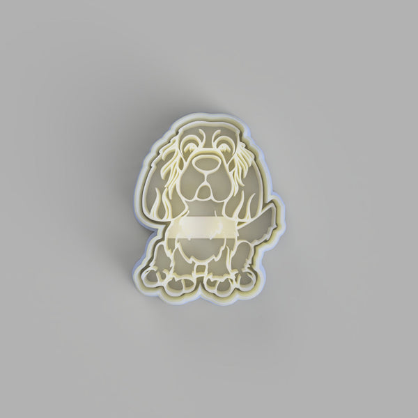 Sussex Spaniel Cookie Cutter and Embosser - just-little-luxuries