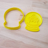 Christmas Snow Globe cookie cutter - Angel - just-little-luxuries