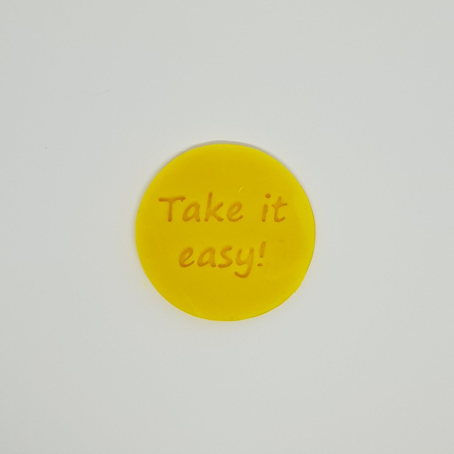 Take it easy! - Australia Day cookie stamp fondant embosser - just-little-luxuries