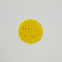 Take it easy! - Australia Day cookie stamp fondant embosser - just-little-luxuries
