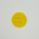 Take it easy! - Australia Day cookie stamp fondant embosser - just-little-luxuries