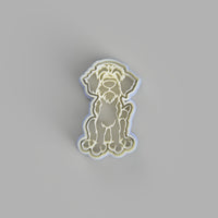 Wirehaired Pointing Griffon Cookie Cutter and Embosser - just-little-luxuries