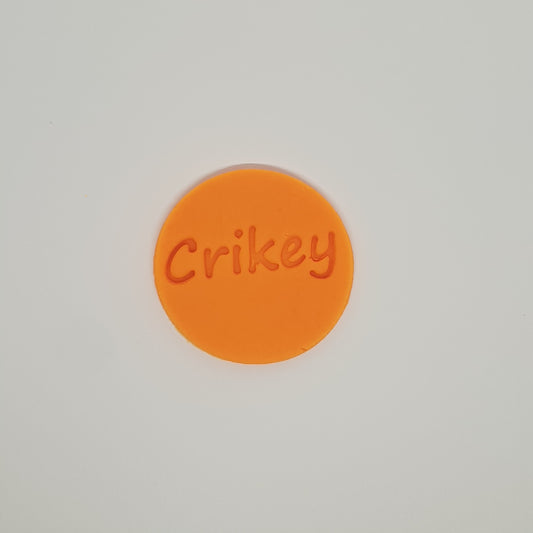 Crickey - Australia Day cookie stamp fondant embosser - just-little-luxuries