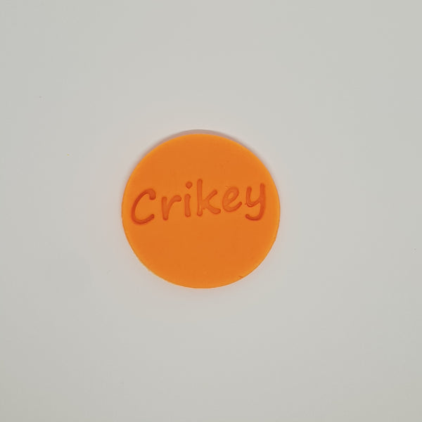 Crickey - Australia Day cookie stamp fondant embosser - just-little-luxuries