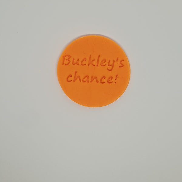 Buckley's Chance - Australia Day cookie stamp fondant embosser - just-little-luxuries