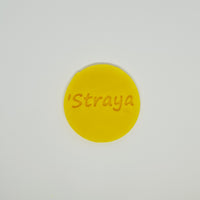 Straya! - Australia Day cookie stamp fondant embosser - just-little-luxuries