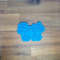 Bride to be Cookie Cutter and Embosser. - just-little-luxuries
