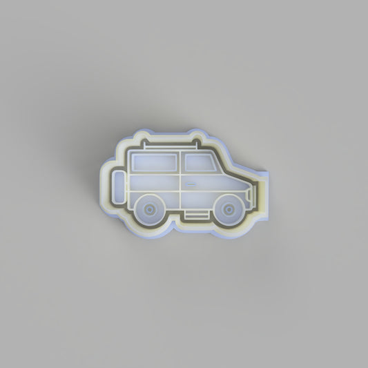 Jeep SUV 4x4 4WD Side (1) Cookie Cutter and Embosser - just-little-luxuries
