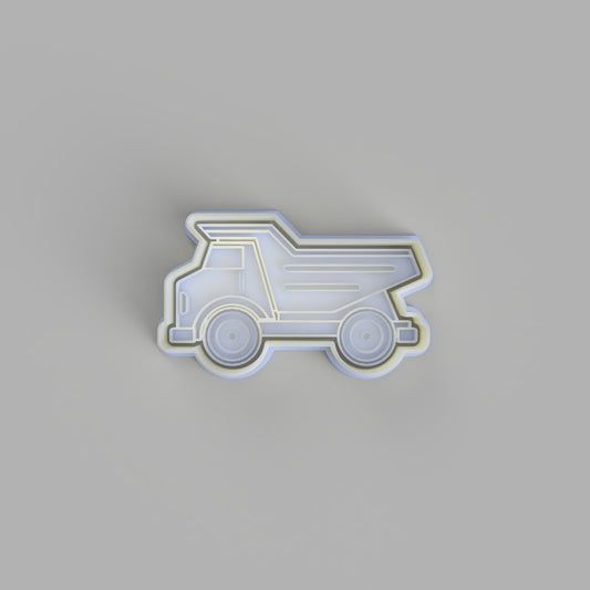 Dump Truck (2) Cookie Cutter and Embosser - just-little-luxuries