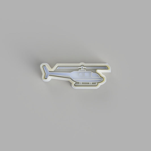 Helicopter (2) Cookie Cutter and Embosser - just-little-luxuries