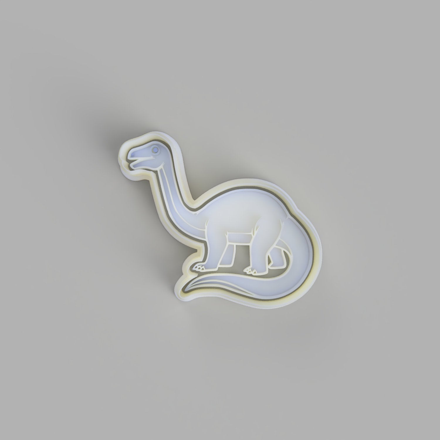 Apatosaurus - Dinosaur Cookie Cutter and Embosser. - just-little-luxuries