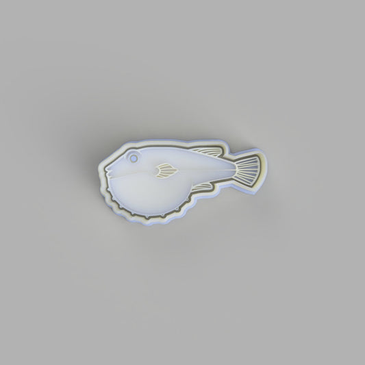 Fugu. Blow Fish Cookie Cutter and Embosser. - just-little-luxuries