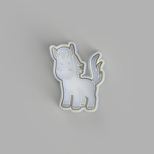 Horse Cookie Cutter and Embosser. - just-little-luxuries