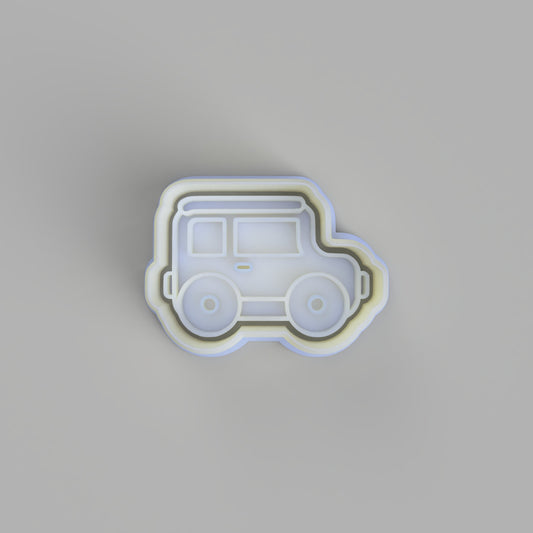 Cartoon Jeep Cookie Cutter and Embosser - just-little-luxuries