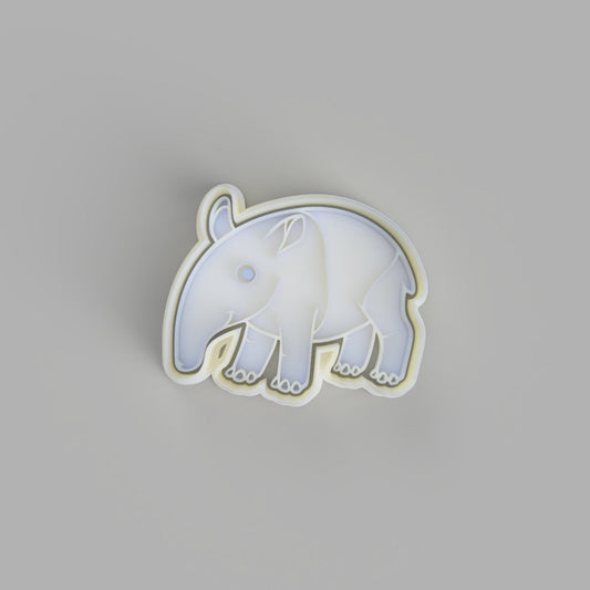 Malayan Tapir Cookie Cutter and Embosser. - just-little-luxuries