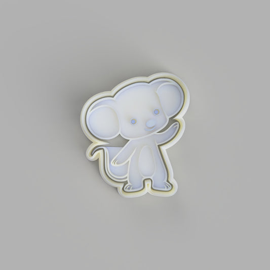 Mouse (2) Cookie Cutter and Embosser. - just-little-luxuries