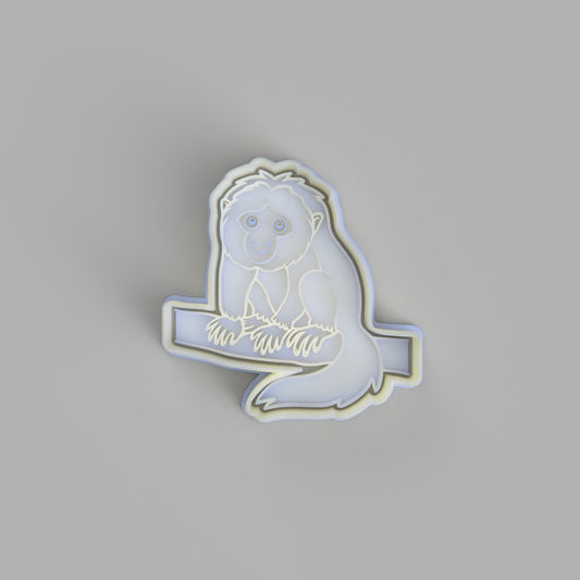 White Faced Saki Cookie Cutter and Embosser. - just-little-luxuries