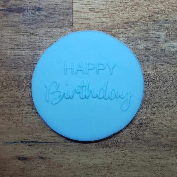 Happy Birthday Raised 3D Embosser. - just-little-luxuries