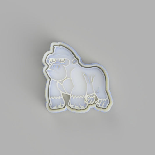 Gorilla (1) Cookie Cutter and Embosser. - just-little-luxuries