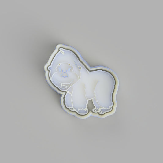 Gorilla (2) Cookie Cutter and Embosser. - just-little-luxuries